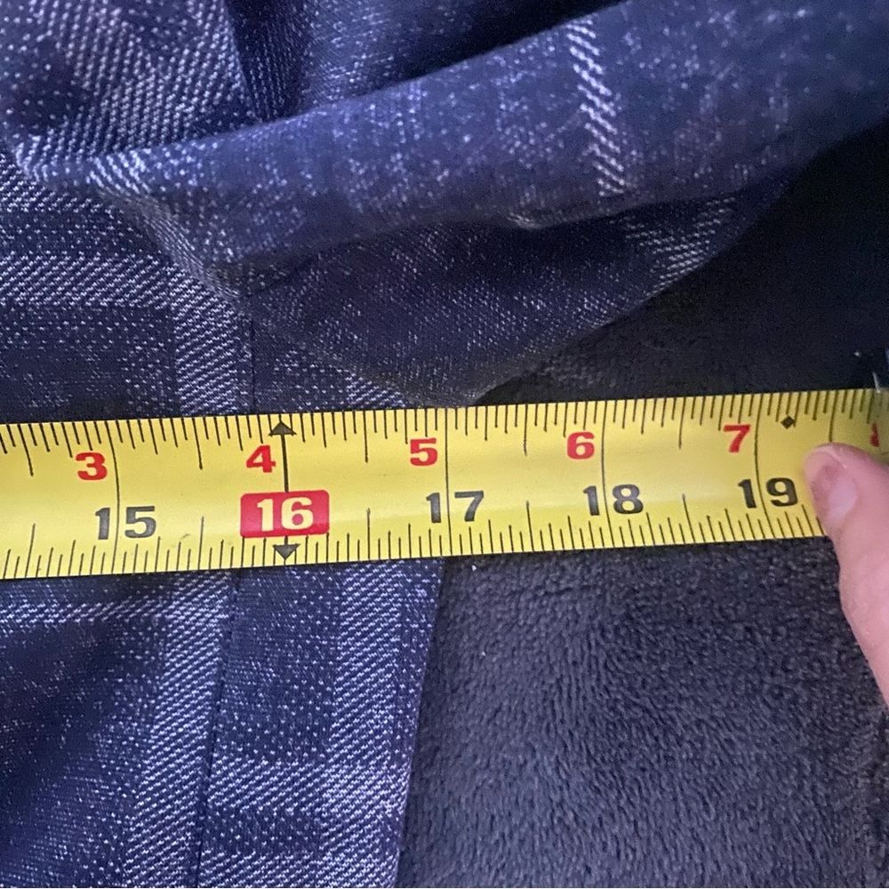 NWT Tommy Hilfiger lined plaid blue blazer suit jacket 0 - Picture 6 of 15